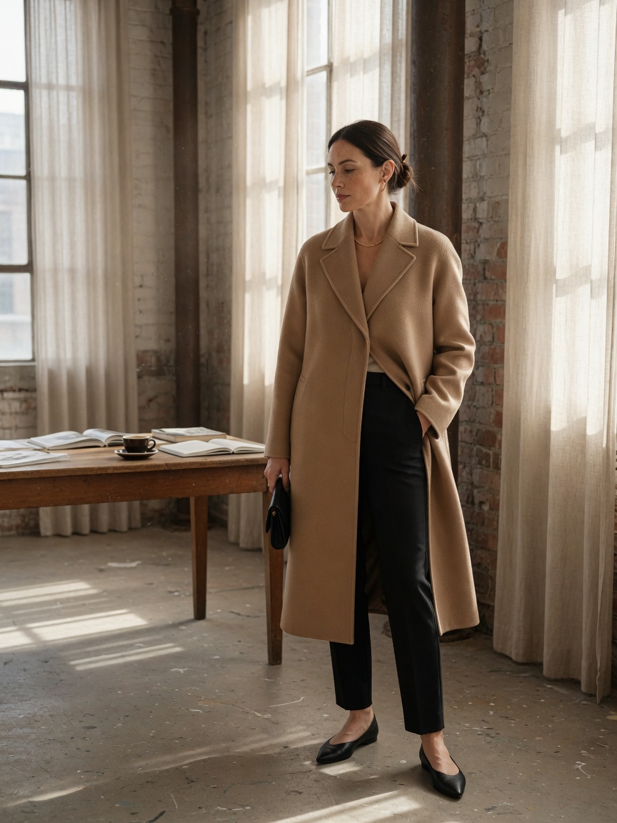 Wool Tailored Coat